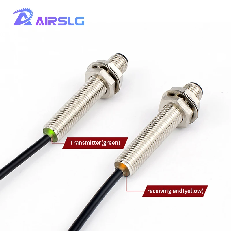 

M12 M8 NPN PNP NC NO 100-300Laser Photoelectric switch Sensor Diffuse reflection Laser range sensor Visible light photoelectric