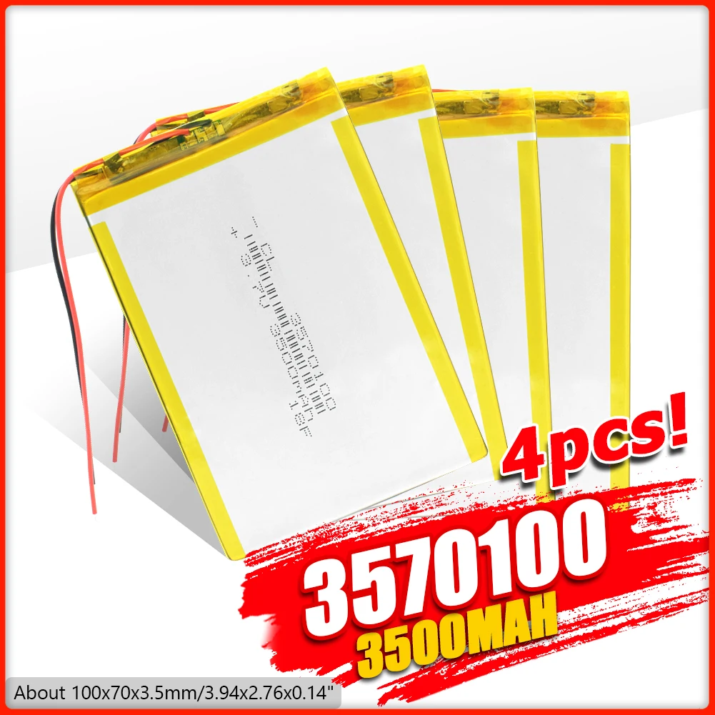 3 7 v 3500mah 3570100 Plib (полимерная литий ионная батарея) аккумуляторная батарея для