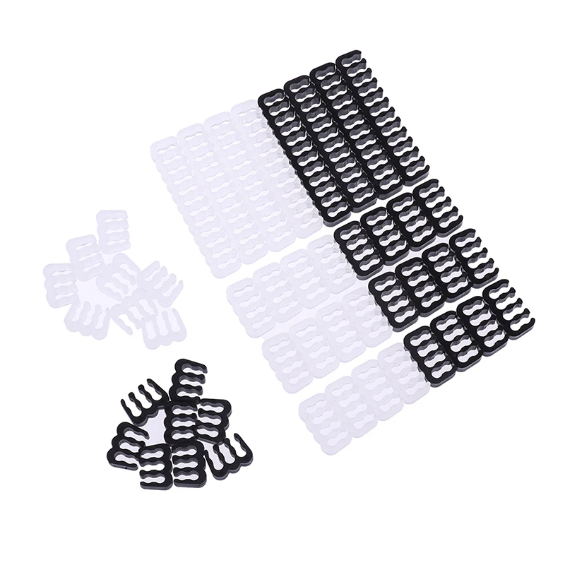 24Pcs/Set PP Cable Comb/Clamp/Clip/Organizer/Dresser for 2.5-3.2mm PC Power Cables Wiring 4/6/8/24 Pin Computer Manager | Компьютеры и
