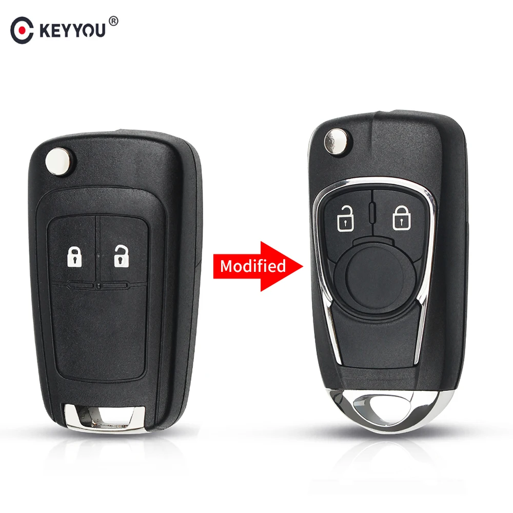 Ключ KEYYOU для Chevrolet Cruze Buick VAUXHALL OPEL Insignia Astra H J Zafira B C 2 модифицированный чехол с
