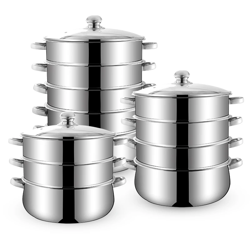 10 45литровый Двойной бойлер отпариватель для приготовления пищи 3 5 слойный