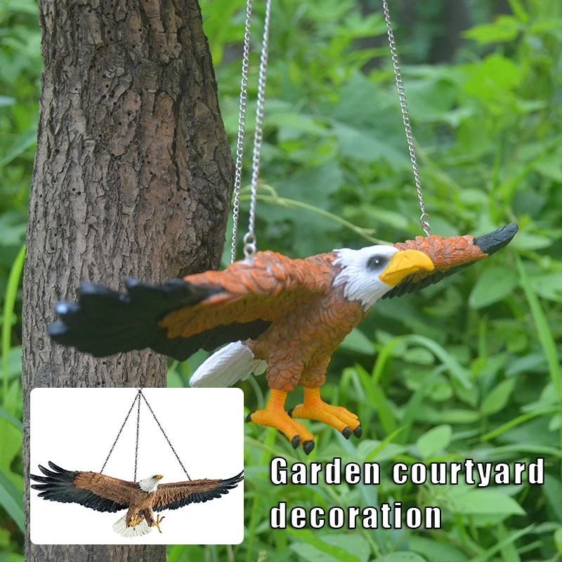 

Орлан, Настенная скульптура из смолы, животное, подвесное украшение, настенный Орл, домашний декор, подарок, садовое украшение, наружное укр...