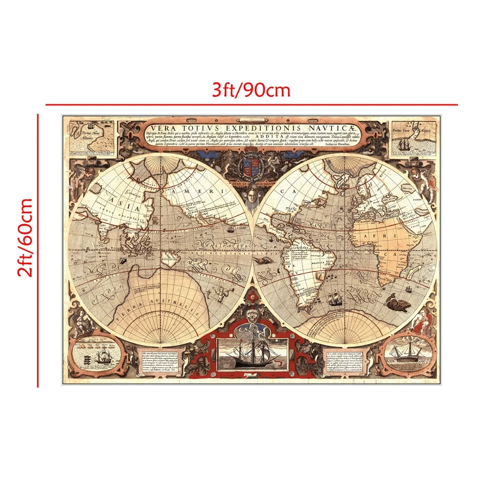 Рисунок 3 - 60x90 см творческий Винтаж Алладина "