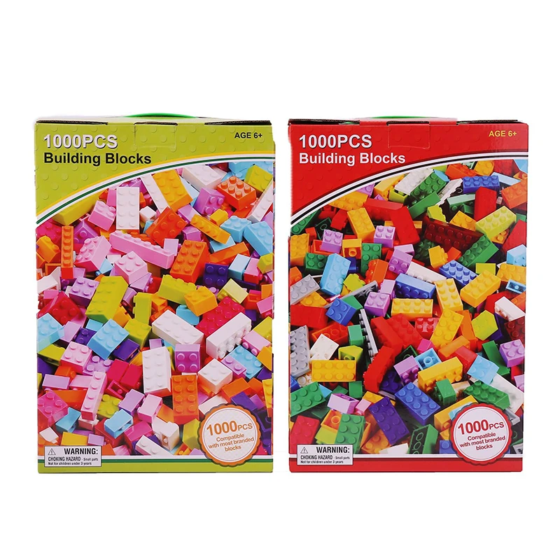 

250-1000Pieces Building Blocks toys City DIY Creative Bricks Bulk Model Figures Educational Kids Toys Compatible All Brands Y001
