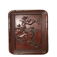 china old beijing old goods redwood carved carvings%e3%80%90more than every year%e3%80%91 picture the tea tray decorated square plate