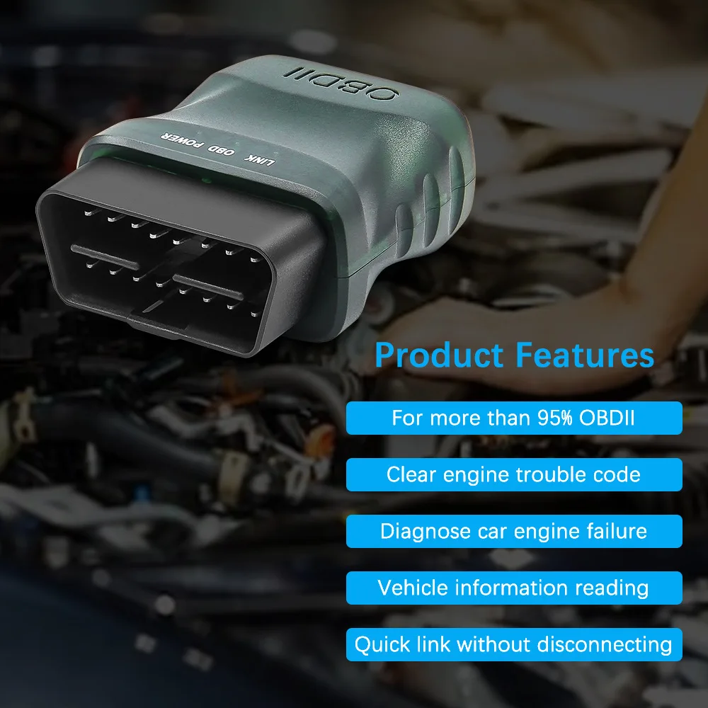 Диагностический прибор OBD2 Mini OBD V1.5 Bluetooth 4.0 Elm327 для Android/ПК/Ios автомобильные