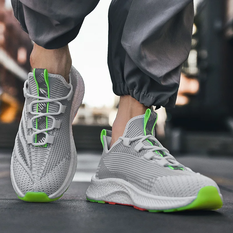 Men Sneakers Quality Running Shoes for Cushioning Wear-Resistant Autumn New Outdoor Comfortable Sports | Спорт и развлечения