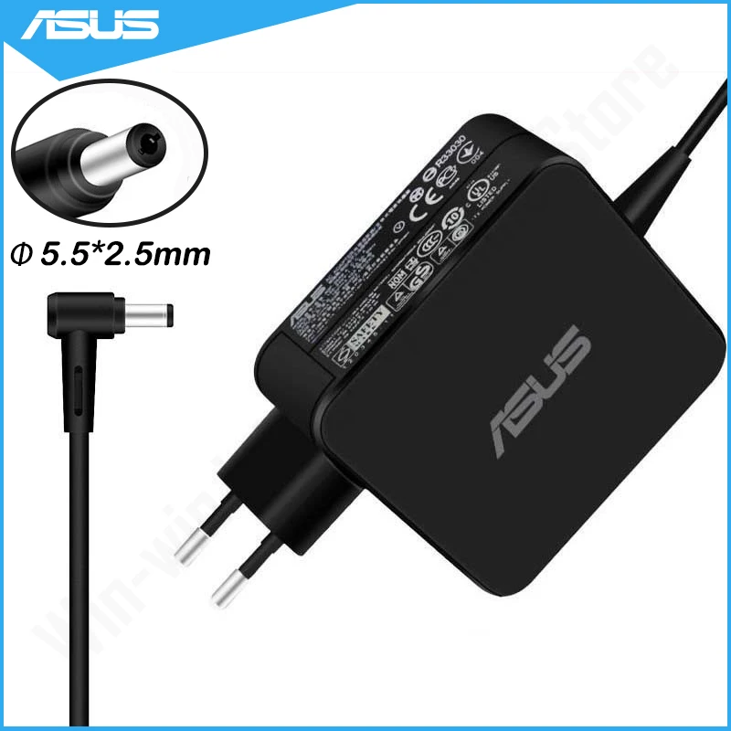 ASUS 19V 3.42A 65W 5 5*2 5mm AC адаптер питания для ноутбука дорожное зарядное устройство Asus