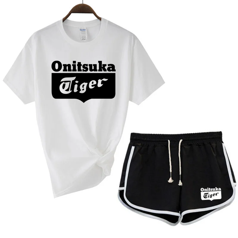 

Two Piece Set Women Short-Sleeved Crop Top Holes Trousers Pleated Pants Solid Sports Two Piece Suits Home Suit Women Pants Sets