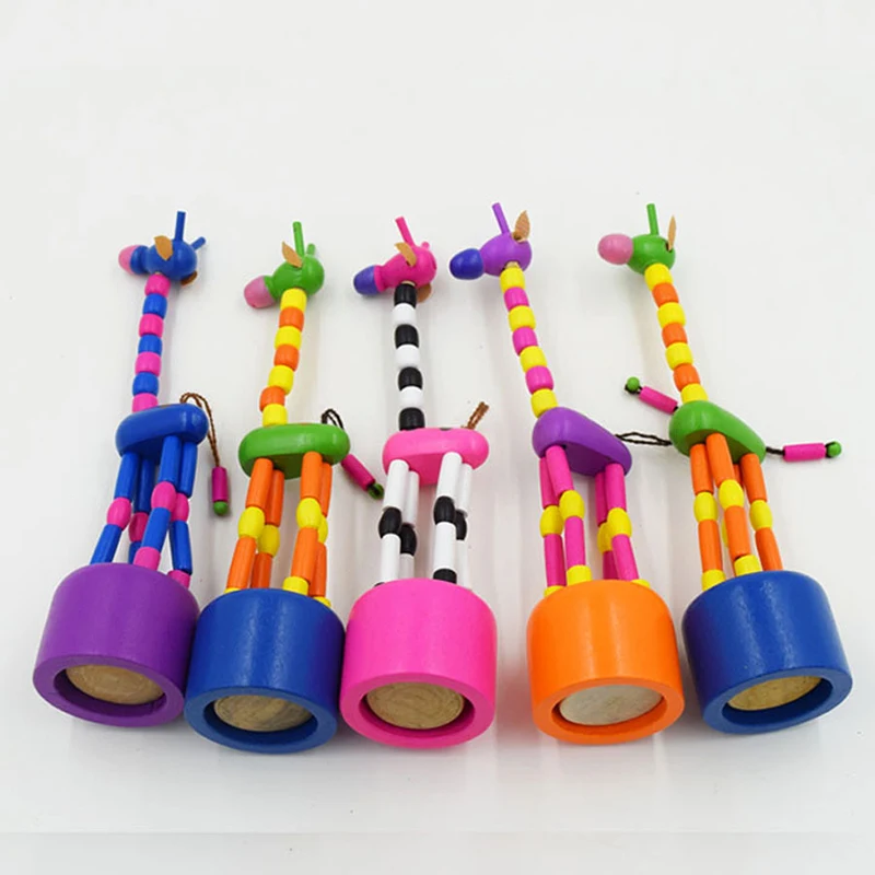 1 шт. детский деревянный игрушечный Жираф|Игровые фигурки и трансформеры| |