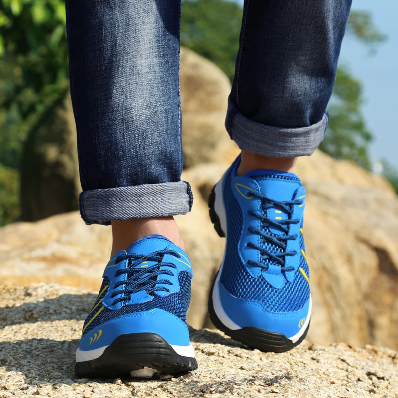 Susugrace мужская летняя спортивная обувь для походов кроссовки фитнеса бега удобные