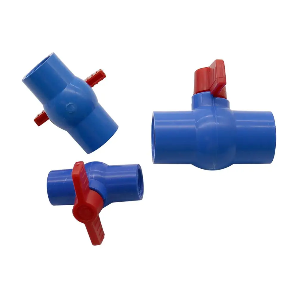 1/2" 3/4" 1" 1.25" 1.5" 2" Female Thread Garden Pipe Ball Valve PVC Connection Switch Water Shutoff Fittings | Дом и