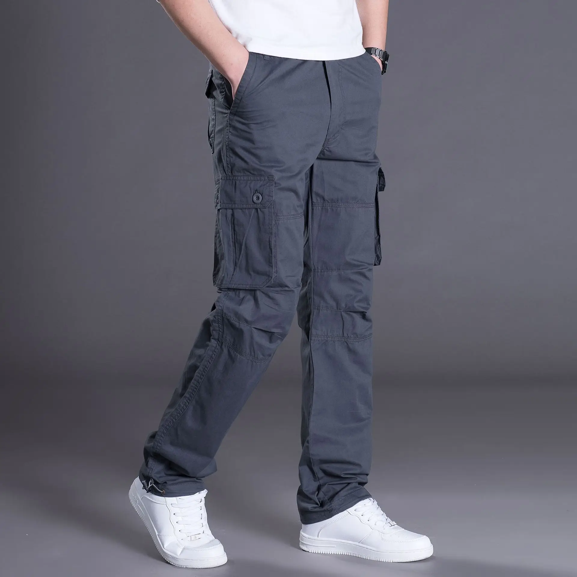 Брюки-карго мужские тактические штаны в стиле милитари армейский Стиль