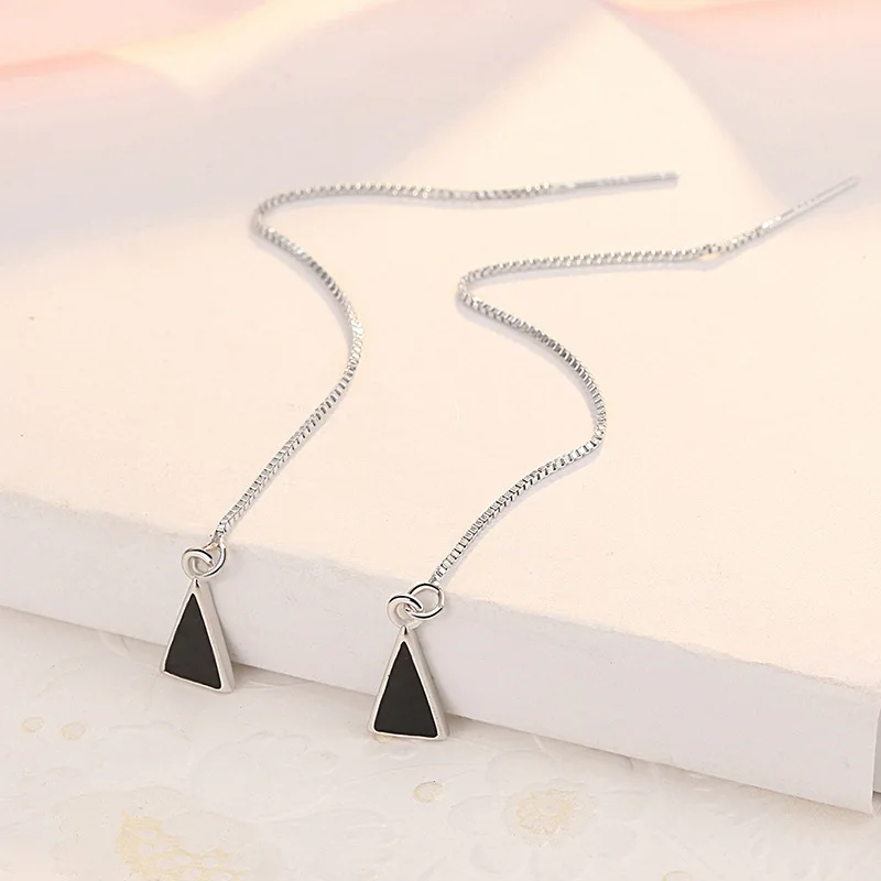 Женские серьги-цепочки 10 см полимерные серьги для выпускного вечера 2020 |