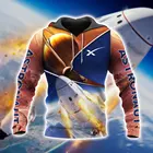 Осенняя модная Толстовка CLOOCL с 3D-принтом астронавта, Мужская толстовка, пуловер унисекс на молнии, повседневная куртка, пальто, Прямая поставка