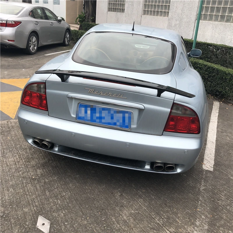 Спойлер для Ghibli 2006 2018 Maserati Coupe Quattroporte спойлер TF ABS Материал заднее крыло