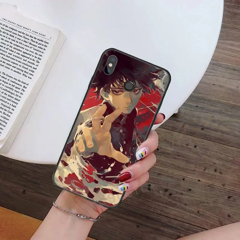 

mofu Anime Mob Psycho 100 Phone Case For Xiaomi Redmi note 7 8 9 t k30 max3 9 s 10 pro lite