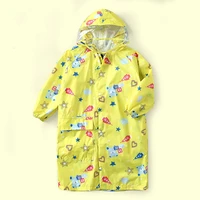 children school raincoat kids set portable raincoat warm with backpack invisibility cloak poncho pluie enfant rainsuit ll50yy