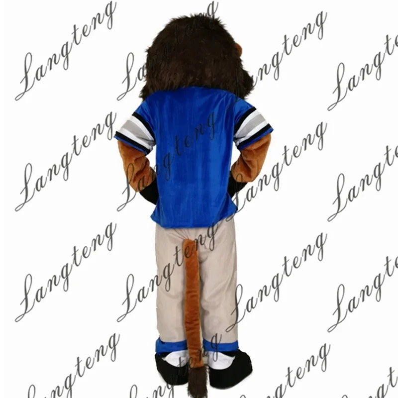 Лев талисман костюм Fursuit ходьба мультфильм марионетки аниме международная