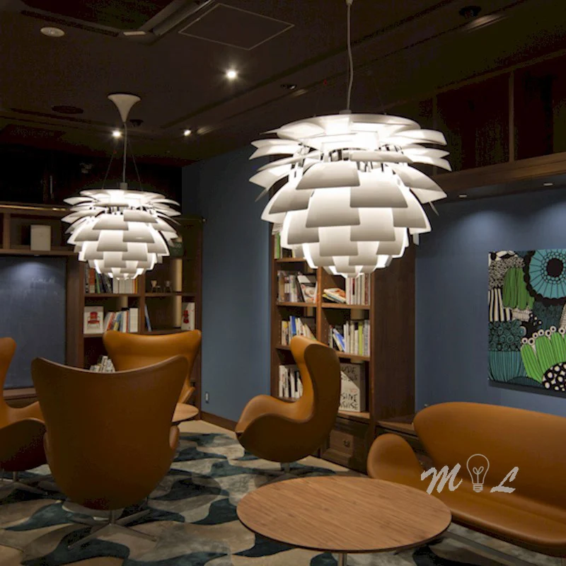 Современная алюминиевая Подвесная лампа в виде шишки датский потолочный