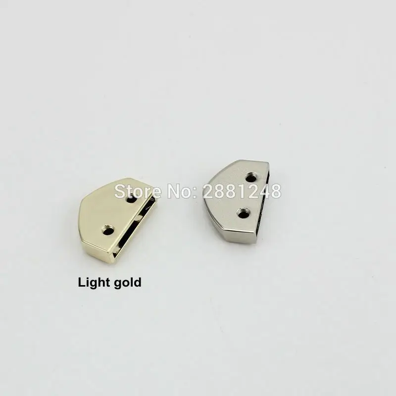 100pcs 5colors 15mm17mm25mm decoration end clips by screws high quality hardware straps tail clasp accessory | Багаж и сумки