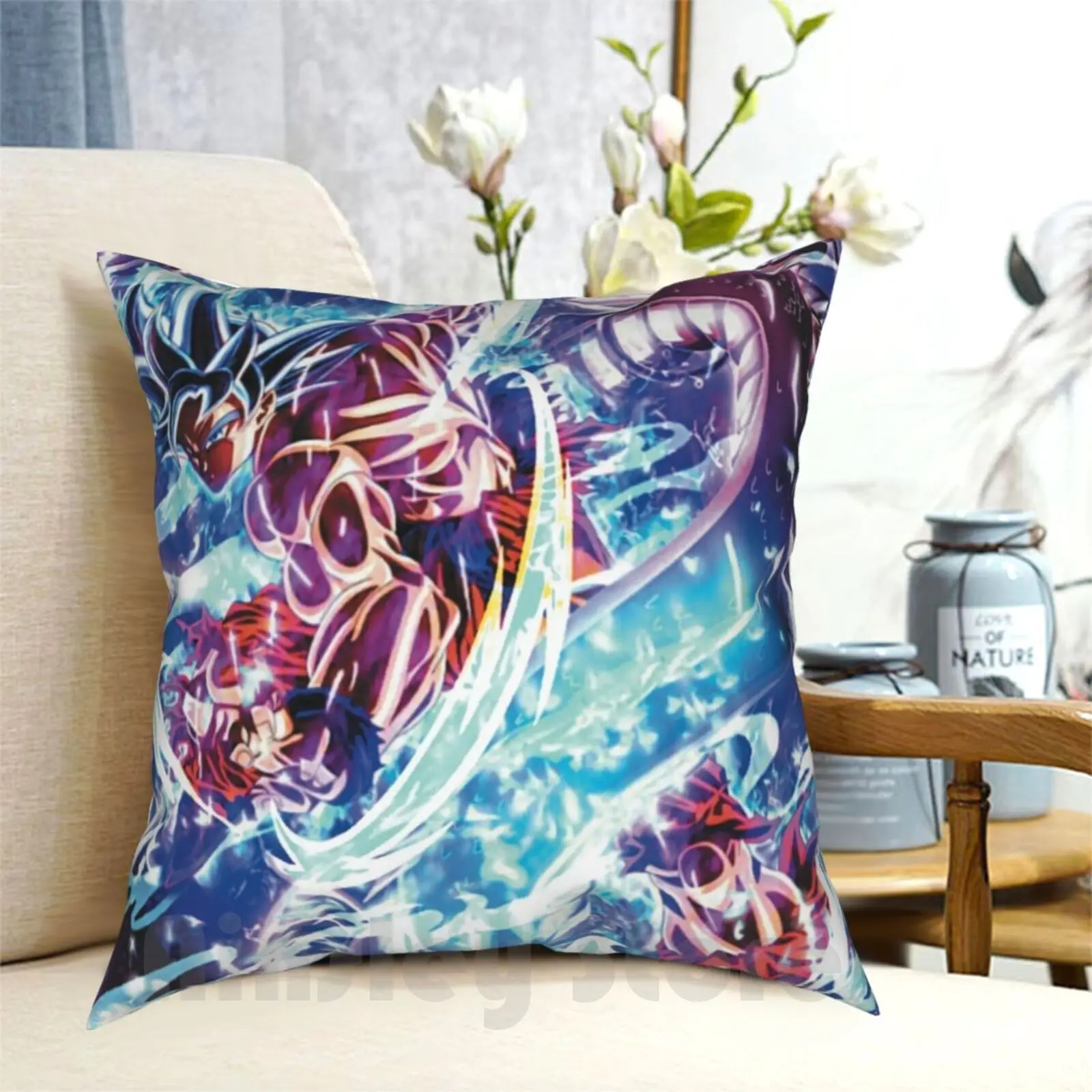 

Ultra Instinct Power-Ultra Instinct Full Power-Limit Breaker Pillow Case Printed Home Soft DIY Pillow cover Anime Anime
