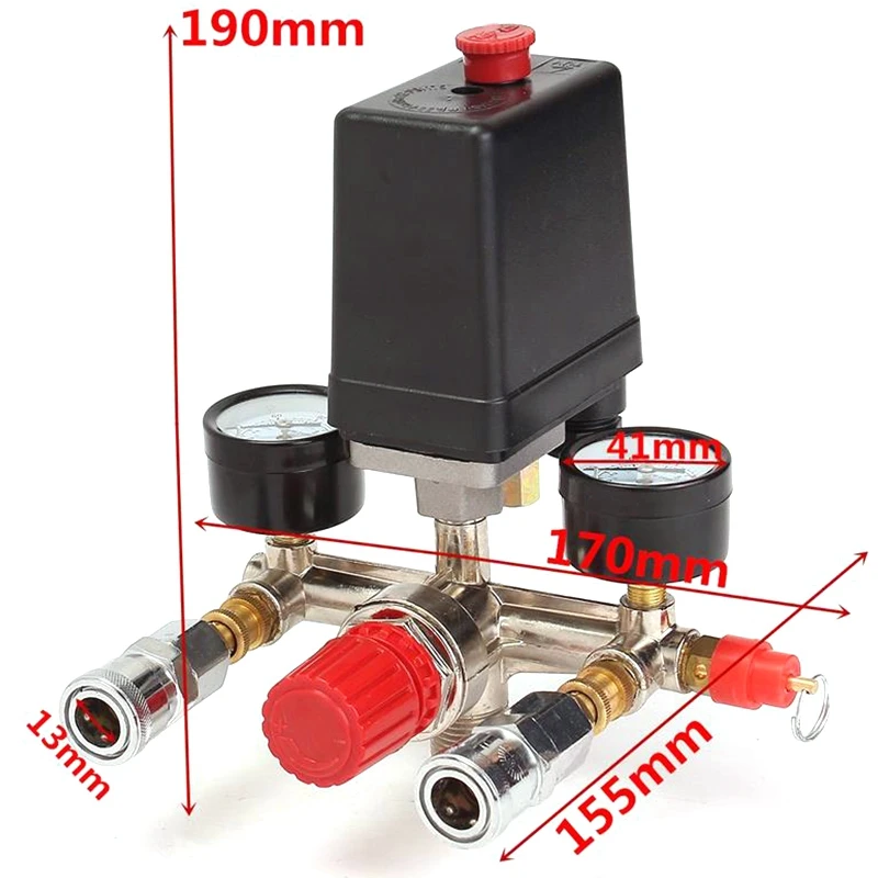 HLZS воздушный компрессор давление клапан переключатель коллектор рельеф