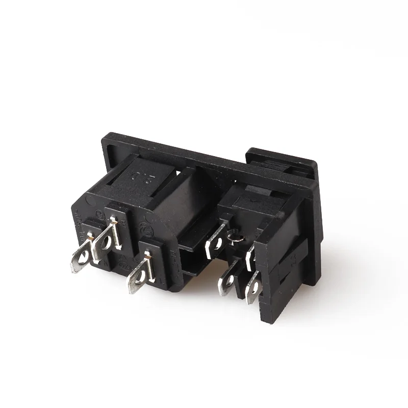 LZ 14 5F + RS Горячая продажа C14 красный 4pin кулисный переключатель AC Розетка PCB