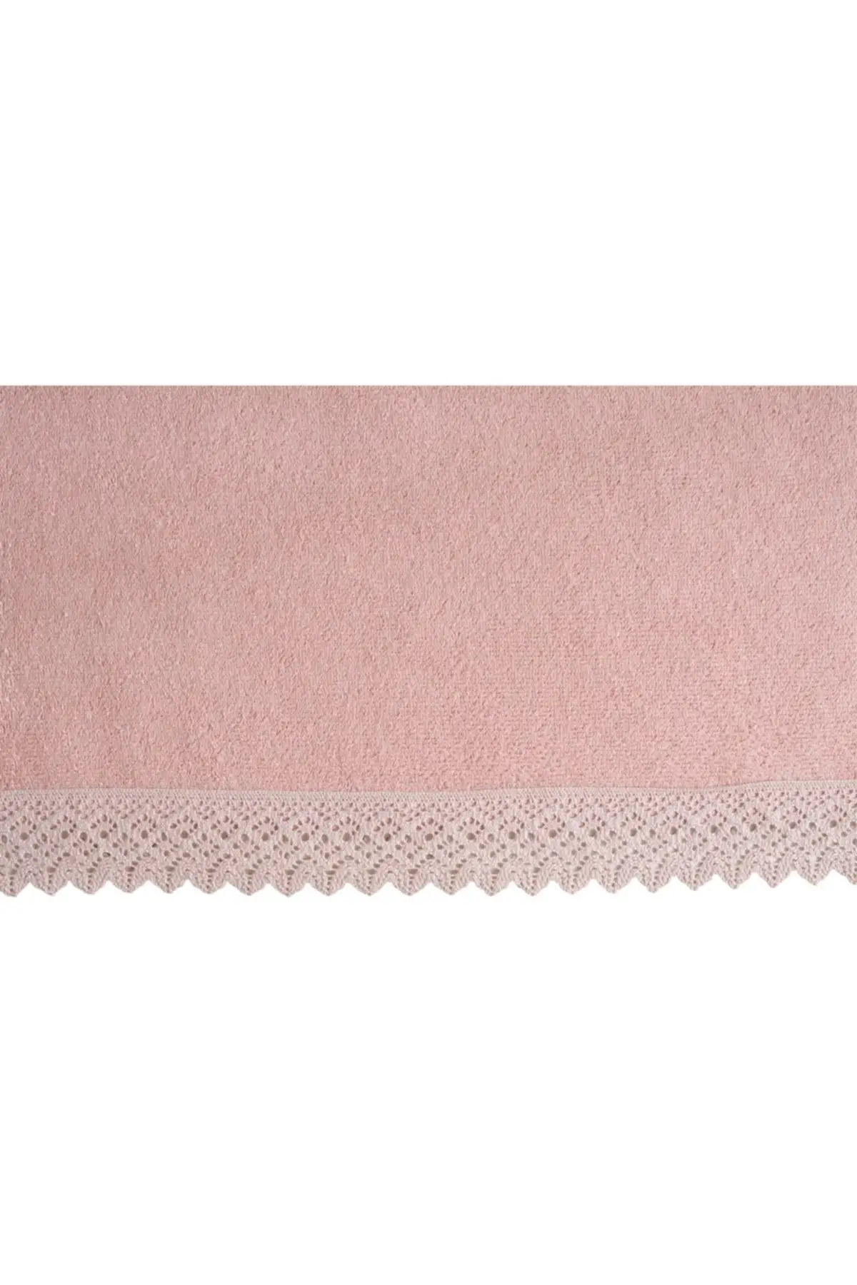 

50x90 Pastel Towel 4'lu Vip Uc Gupur Solid Color Hand Towel Cotton Multi-White
