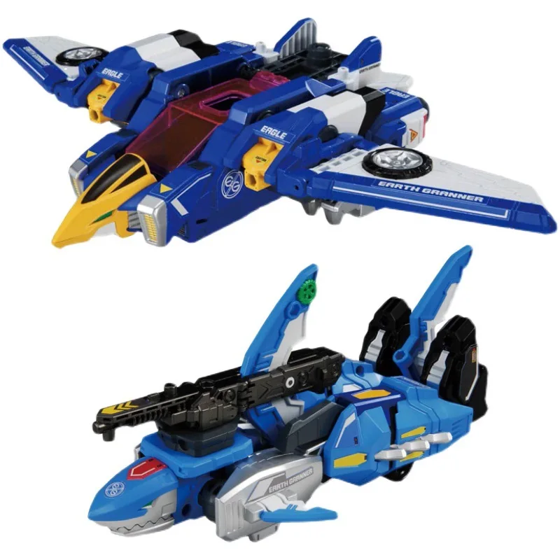 

TOMY Tomica Earth Pioneer EG02 Transformation Car Robot Toy Model Flying Eagle Shark Deformed Vehicle Toy Collectible Boys Gift