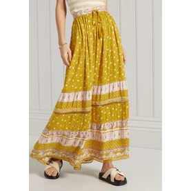 Юбка SUPERDRY AMEERA MAXI SKIRT Ochre |