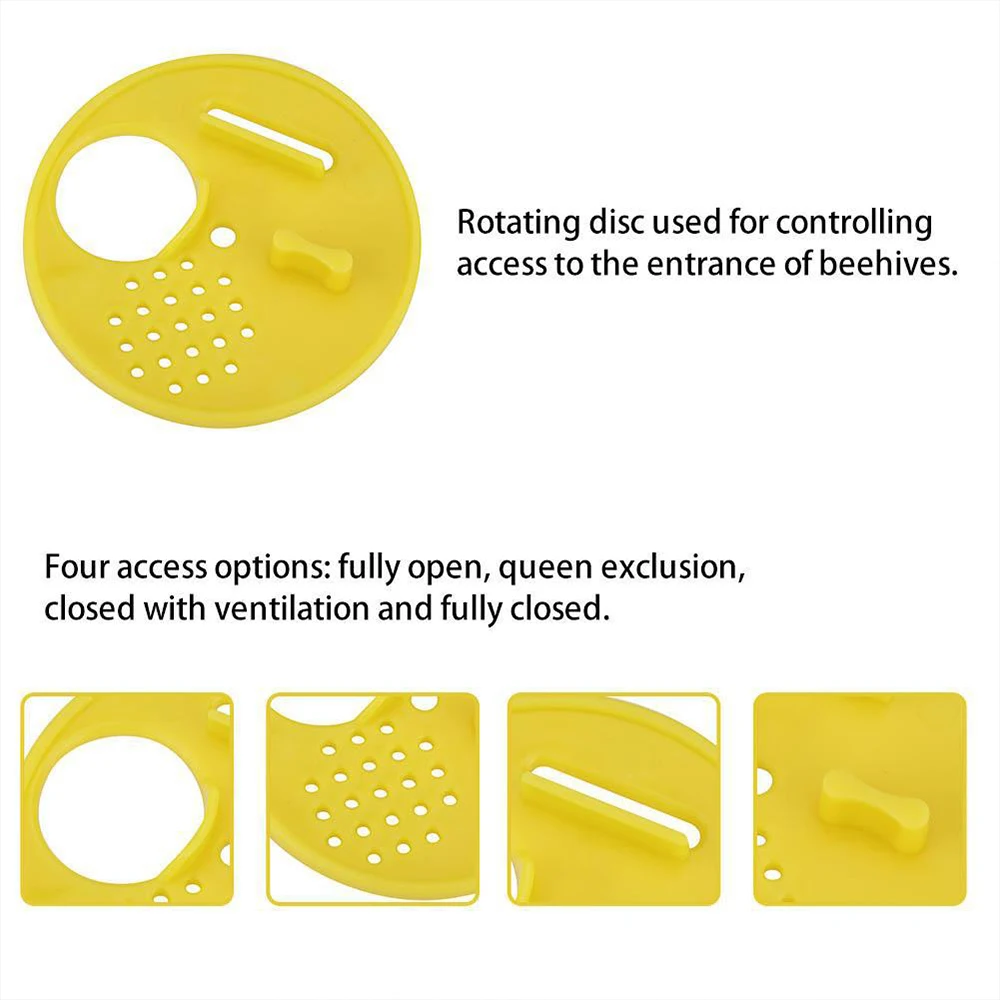 10 штук пластиковых улей двери круглые соты поток коробки пчеловодства