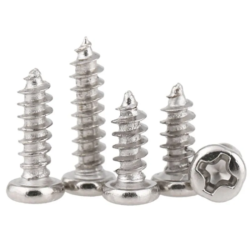 GuHua самонарезающие мини винты с крестообразной головкой закаленные Круглые