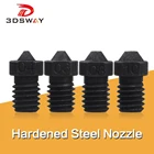 3DSWAY 3D-принтеры Запчасти сопло для 3д принтера Buse Imprimante 3D закаленной Сталь насадка V6 высокое Температура насадка M6 нить 0,40,61,81,0 1,75 мм