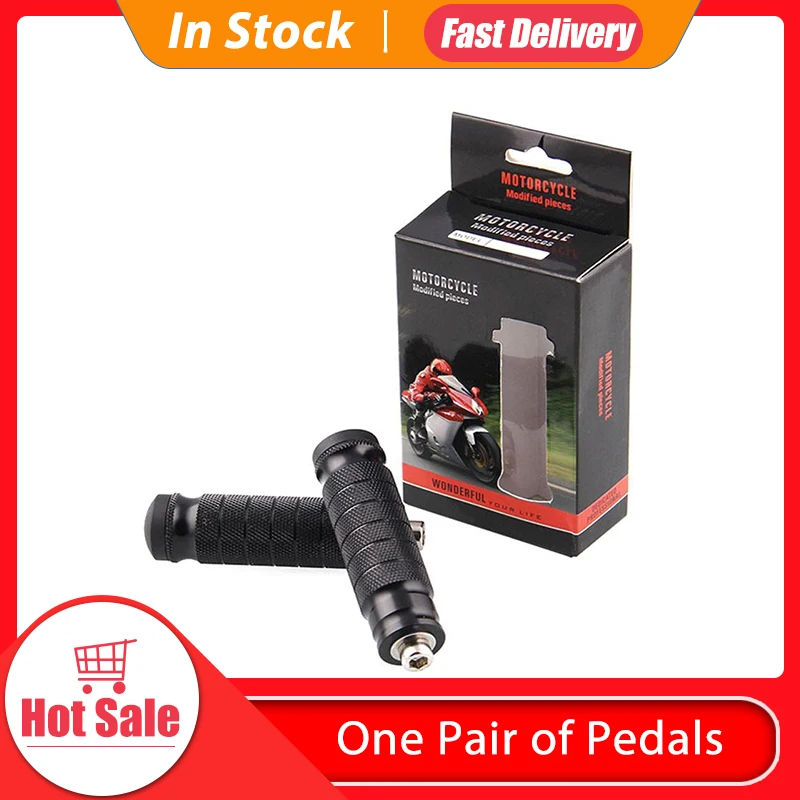Подножки для мотоцикла универсальные педали с резьбой M8|Подставки под ноги| |