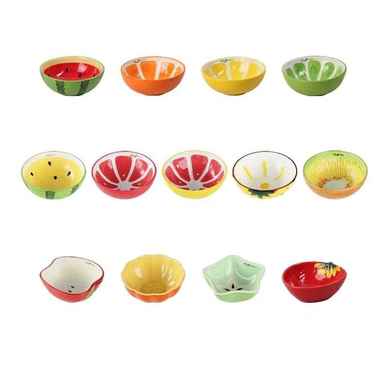 Бытовой ужин чаша в виде арбуза Керамическая пиала для риса расписанные вручную
