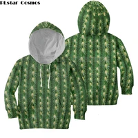 family matching mother kids fashion sweatshirt long sleeve cactus print hoodie baby boy girl hooded pullover tops dropshipping