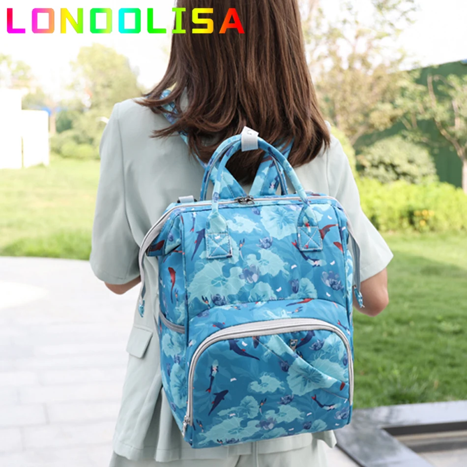 

Large Capacity Diaper Backpack Baby Bag Mother Designer Travel Pregnant Storage Sac Baby Diaper Changing Bottle Insulation Bag