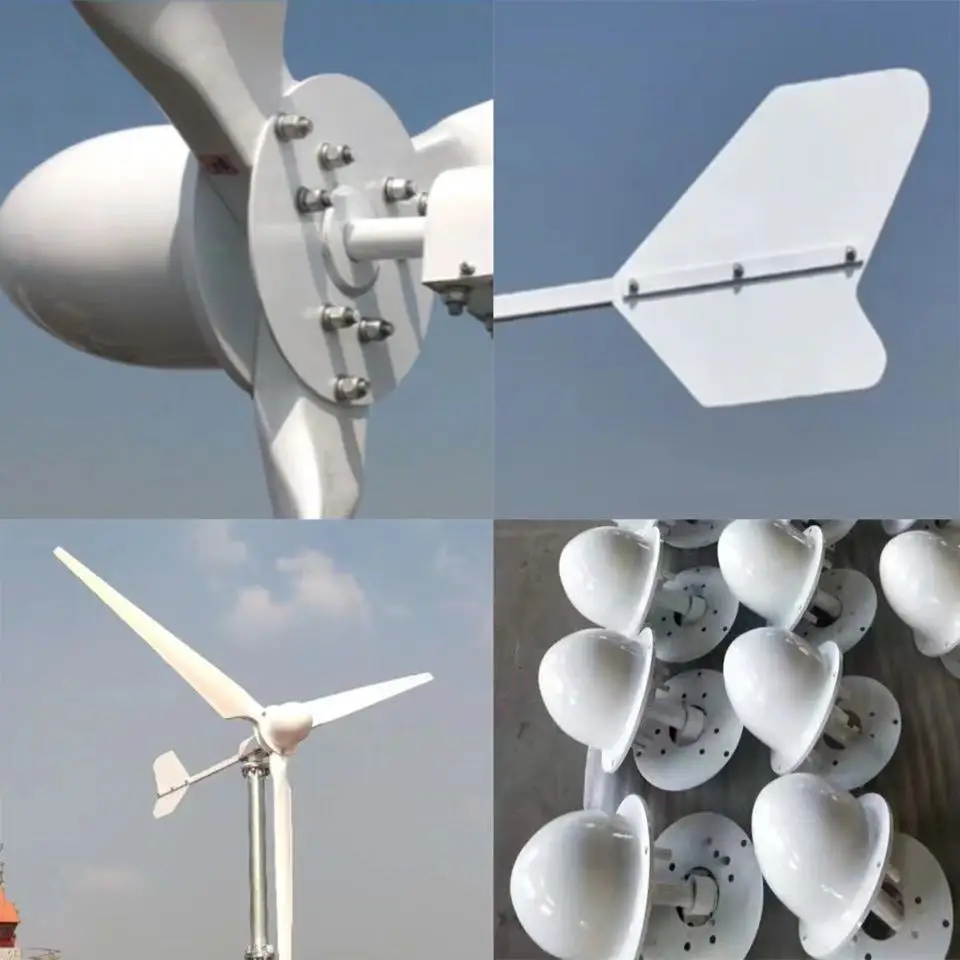 

FLYT 2000W 48V 96V 220V Wind Turbine Low RPM Horizontal Wind Generator 2KW Windmill for Home use and Wind Energy Engineering