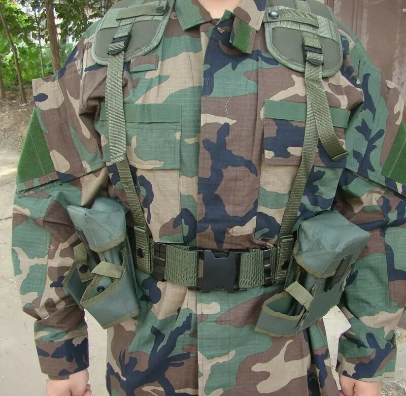 Tomwang201. Вьетнамская война армия США военное тактическое поле H-образные подтяжки