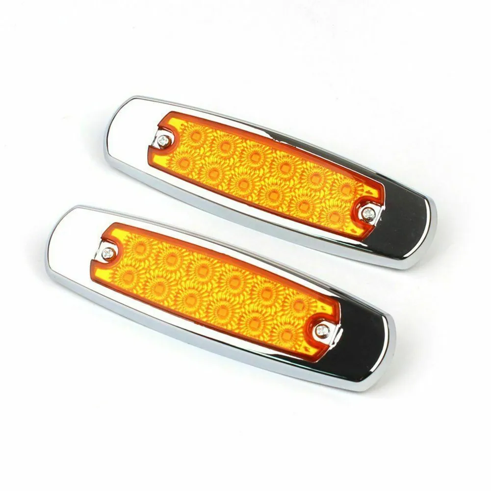 

4pcs Heavy Truck Side Lamp Light Fish Shape Marker Clearance Reliable And Safe