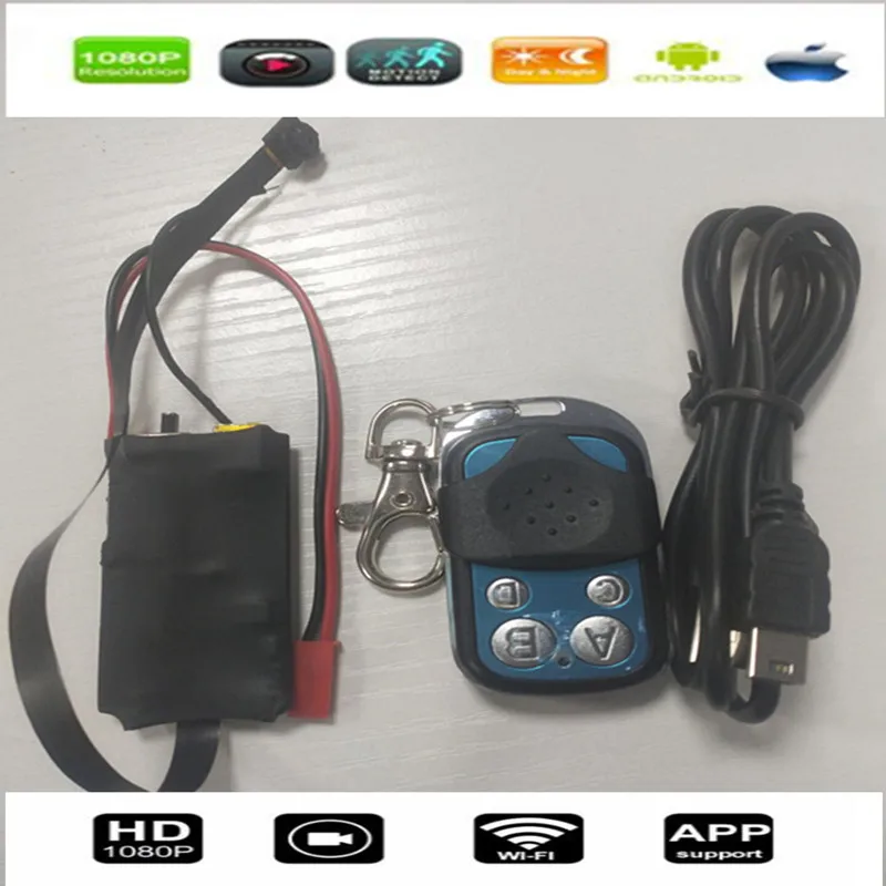 HD WiFi1080P мини-камера портативная IP камера DIY модуль смарт-видео DVR движения