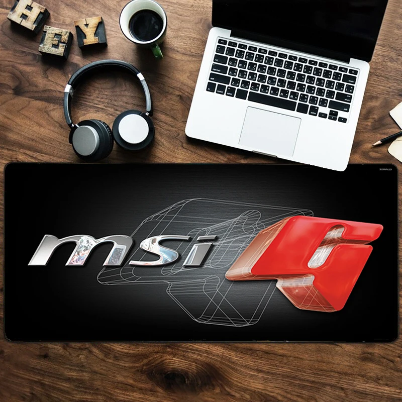

msi Mouse Pad 90x40cm Anime XXL Gaming Padmouse Gamer Laptop Keyboard Mouse Mats For Playing Game