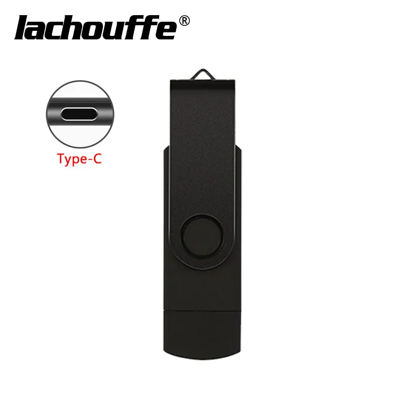black-tpye c 2в1 OTG флеш-накопитель Micro usb/TPYE-C флэш-накопитель usb16гб 32 Гб 64 Гб 128 ГБ Usb флеш-накопитель карта памяти Флешка для телефона Android TypeC - Цвет: black-tpye c