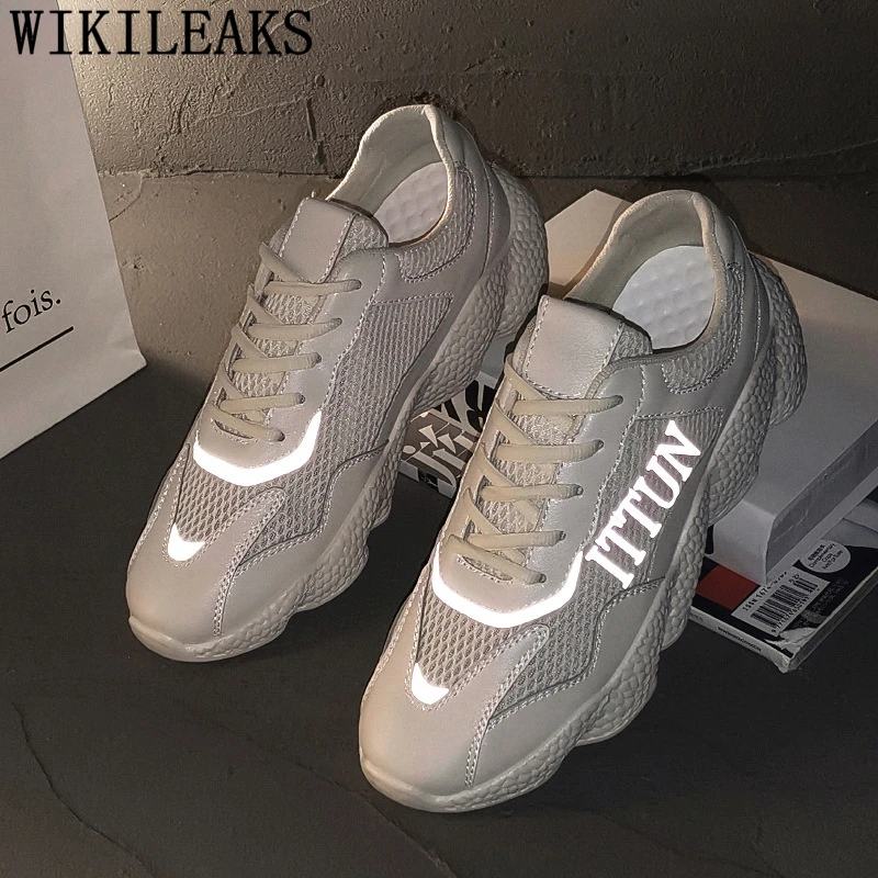 

White Shoes Men Designer Sneakers For Men Summer Shoes Fashion Sneakers Men Breathable Shoes Erkek Ayakkabi