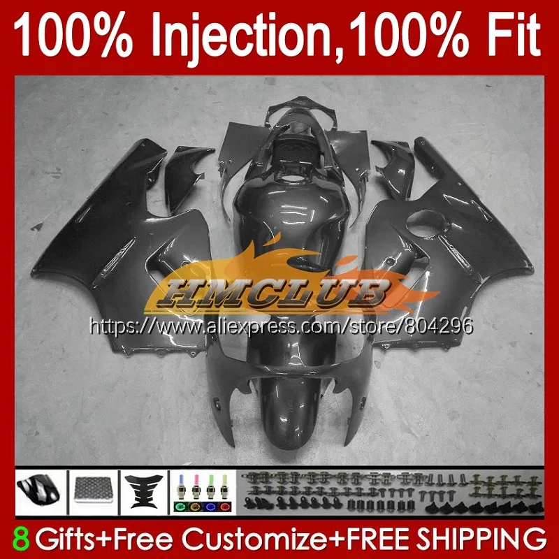 

Инъекция для KAWASAKI NINJA ZX-12R ZX12R 02 03 04 2005 глянцевый серый 2006 90No.61 ZX1200 CC ZX 12R 2002 2003 2004 05 06 обтекатель