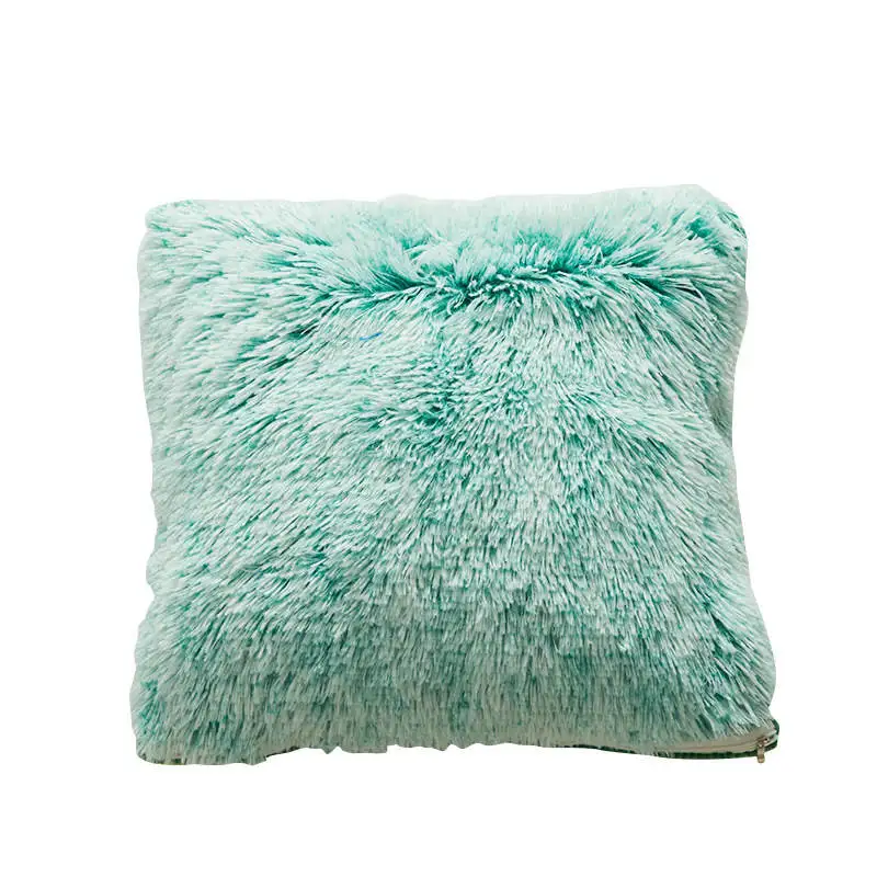 5 Plush Sea lion velvet Soft Fur Plush Throw Pillow Case Cover Home Bed Room Sofa Decoration Furry Waist Cushion Cover Pillowcase - Цвет: 5