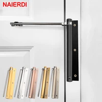 naierdi adjustable door automatic closer stainless steel door hinge household automatic door spring for fire rated door closers