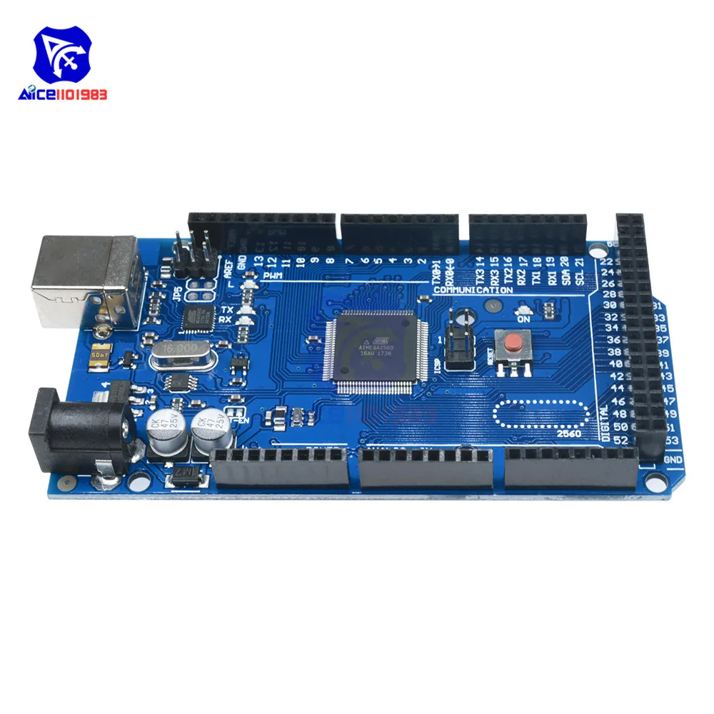 diymore MEGA2560 R3 Expansion Board for Arduinio with USB Cable | Электронные компоненты и принадлежности