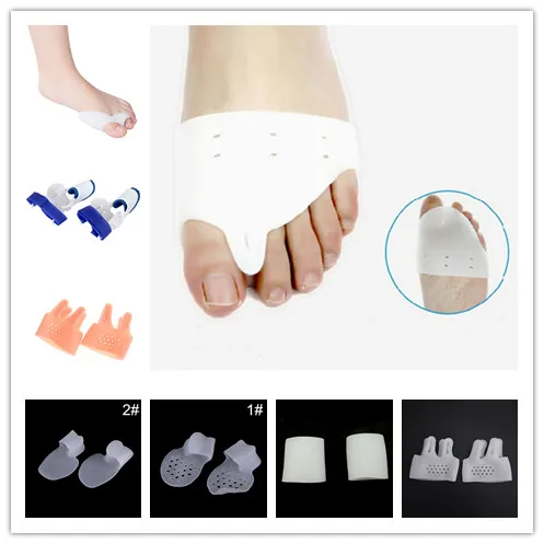 2 шт. силиконовые вальгусные массажные гелевые стельки для коррекции большого